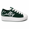 Cutty Tampa Low Sneakers – Green | Canvas Platform Sneakers