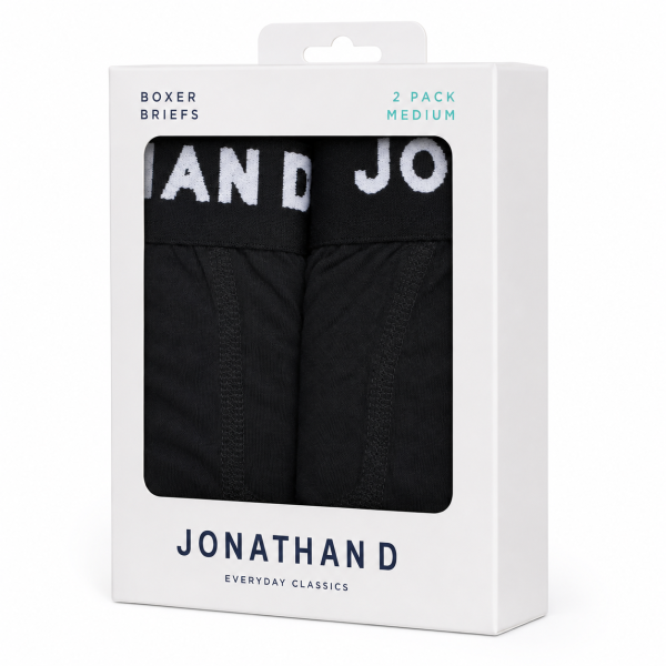 Jonathan D Men’s Boxer Briefs –2-Pack - Image 3