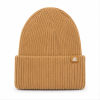 Jonathan D Ribbed Knit Beanie – Camel