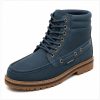 Jonathan D Men’s Teal High-Top Moc Boot – Rugged Lace-Up Casual Boot