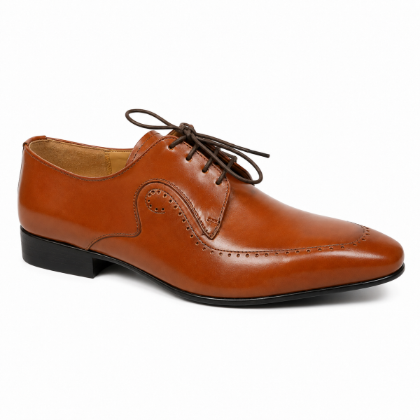 Crockett & Jones 95 Cobbler Honey Leather Lace-Up Formal Shoes - Image 5