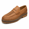Jonathan D Penny Moc Weave Loafer C52– Tan