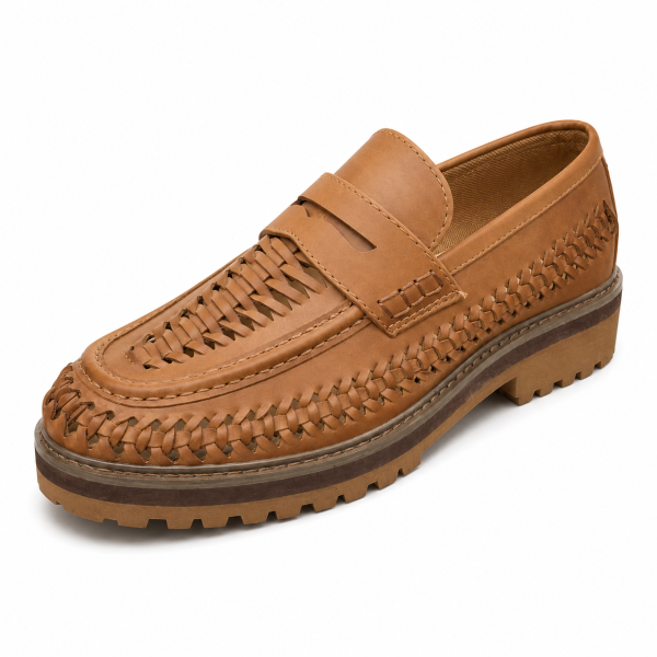Jonathan D Penny Moc Weave Loafer C52– Tan