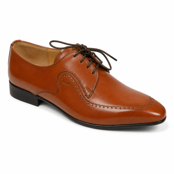 Crockett & Jones 95 Cobbler Honey Leather Lace-Up Formal Shoes