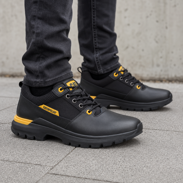 Alternative view of CAT Colorado Sneaker Lo Black / CAT Yellow Men’s Sneakers – P726090