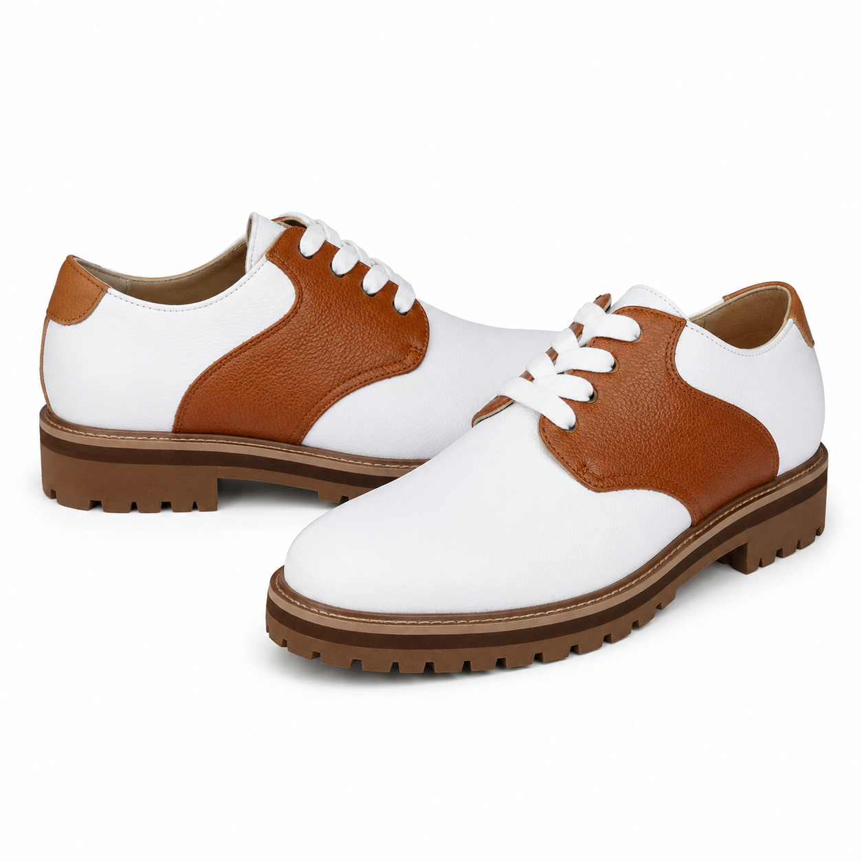 Jonathan D Jarchie Tan/White Men’s Smart Casual Shoe – Sizes 6 to 10 - Image 3