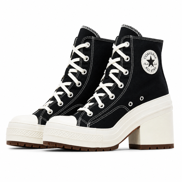 Alternative view of Converse Chuck 70 De Luxe Heel High Black/Egret A05347C
