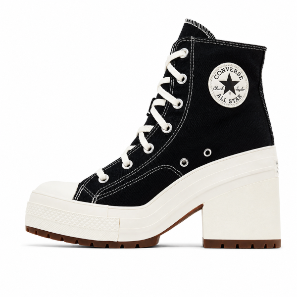 Converse Chuck 70 De Luxe Heel High Black/Egret A05347C - Image 3
