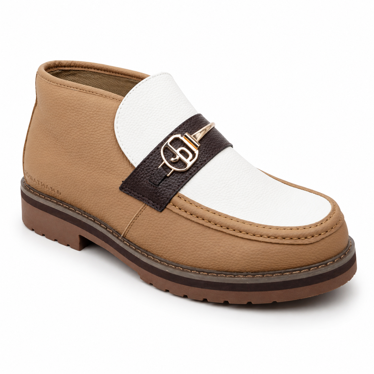 Jonathan D JFinley Rum Leather High-Cut Loafer – Limited Sizes 7, 8 & 9