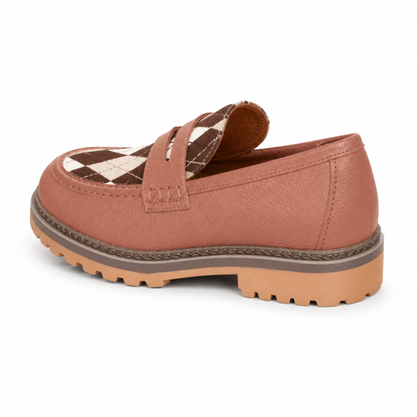 Jonathan D Argyle Chunky Loafer – Tan Brown | Smart Casual Slip-On Shoe - Image 5