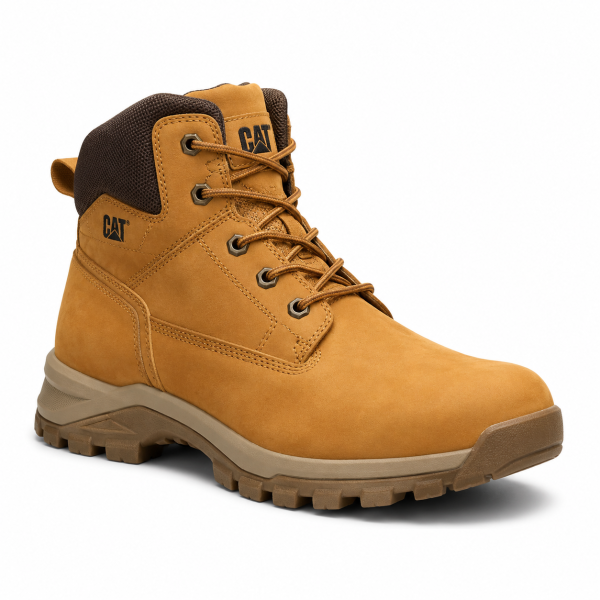 CAT Pursue Honey Men’s Nubuck Leather Boots – P726505