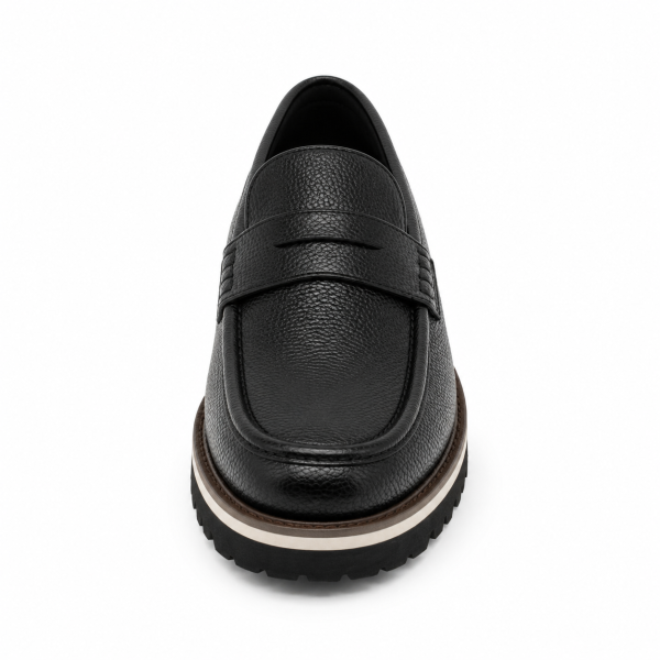 Jonathan D C60 Penny Loafer – Black - Image 5