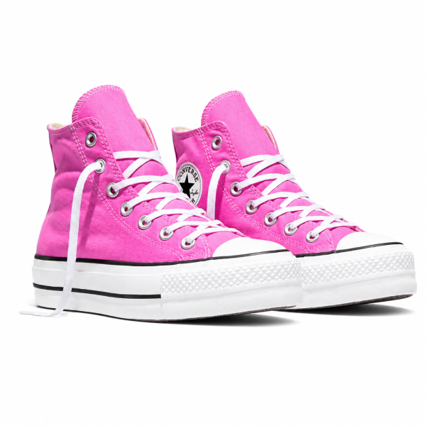Converse Chuck Taylor All Star Lift Platform Hi – Shocking Orchid/White/Black
