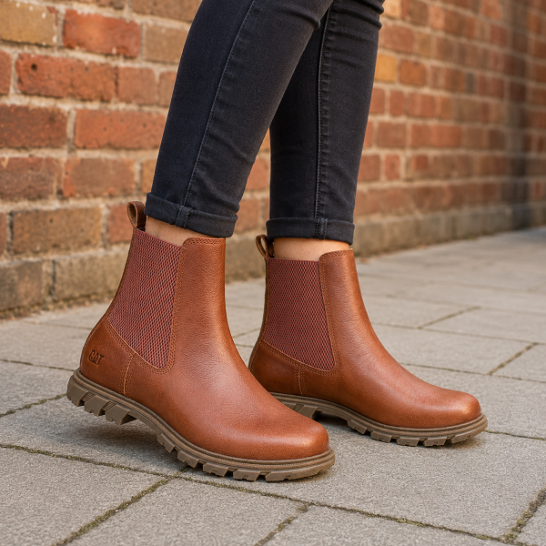 Alternative view of CAT Notion Chelsea British Tan Ladies’ Boots – P312547