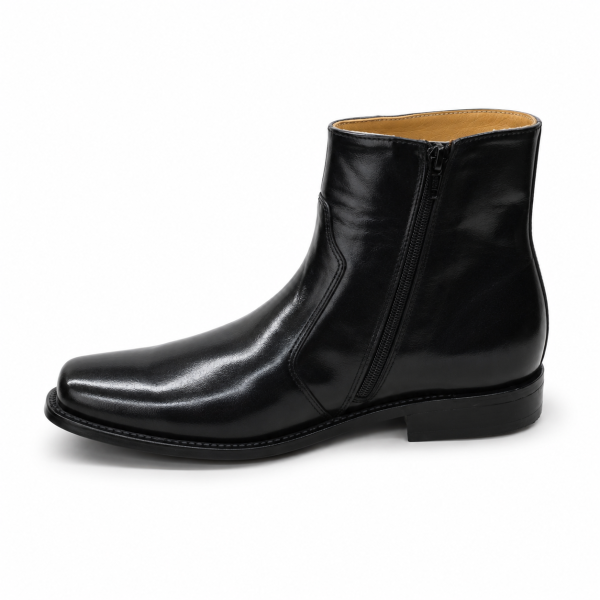 Crockett & Jones Black Glace Leather Ankle Boots – 62.C16691J - Image 6