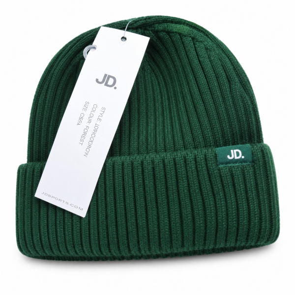 Alternative view of Jonathan D Ribbed Knit Beanie – Forest Green