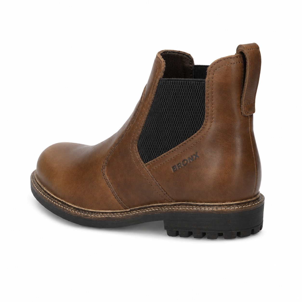 Bronx Gladiator Sasso Chelsea Boot – Oatmeal - Image 4