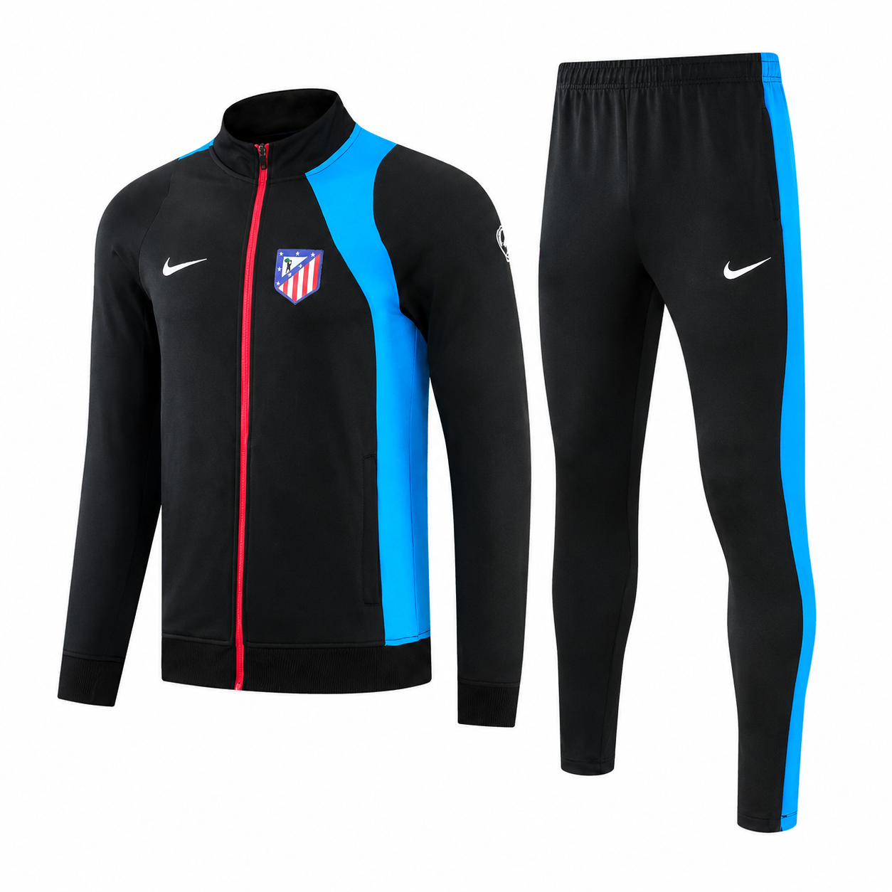 Atletico Madrid 2026/27 Black Full-Zip Tracksuit Set – PRE-ORDER | Premium Football Tracksuit - Image 4