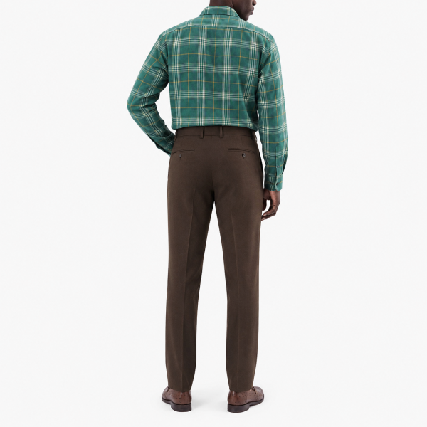 Brentwood Trousers – Chocolate | 100% Venetian Wool Men’s Formal Trousers - Image 3