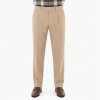 Brentwood Trousers – Khaki | 100% Venetian Wool Men’s Formal Trousers