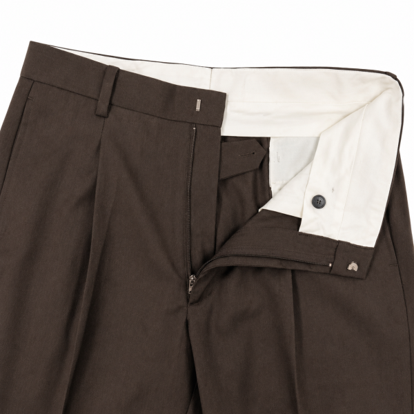 Brentwood Trousers – Chocolate | 100% Venetian Wool Men’s Formal Trousers - Image 4