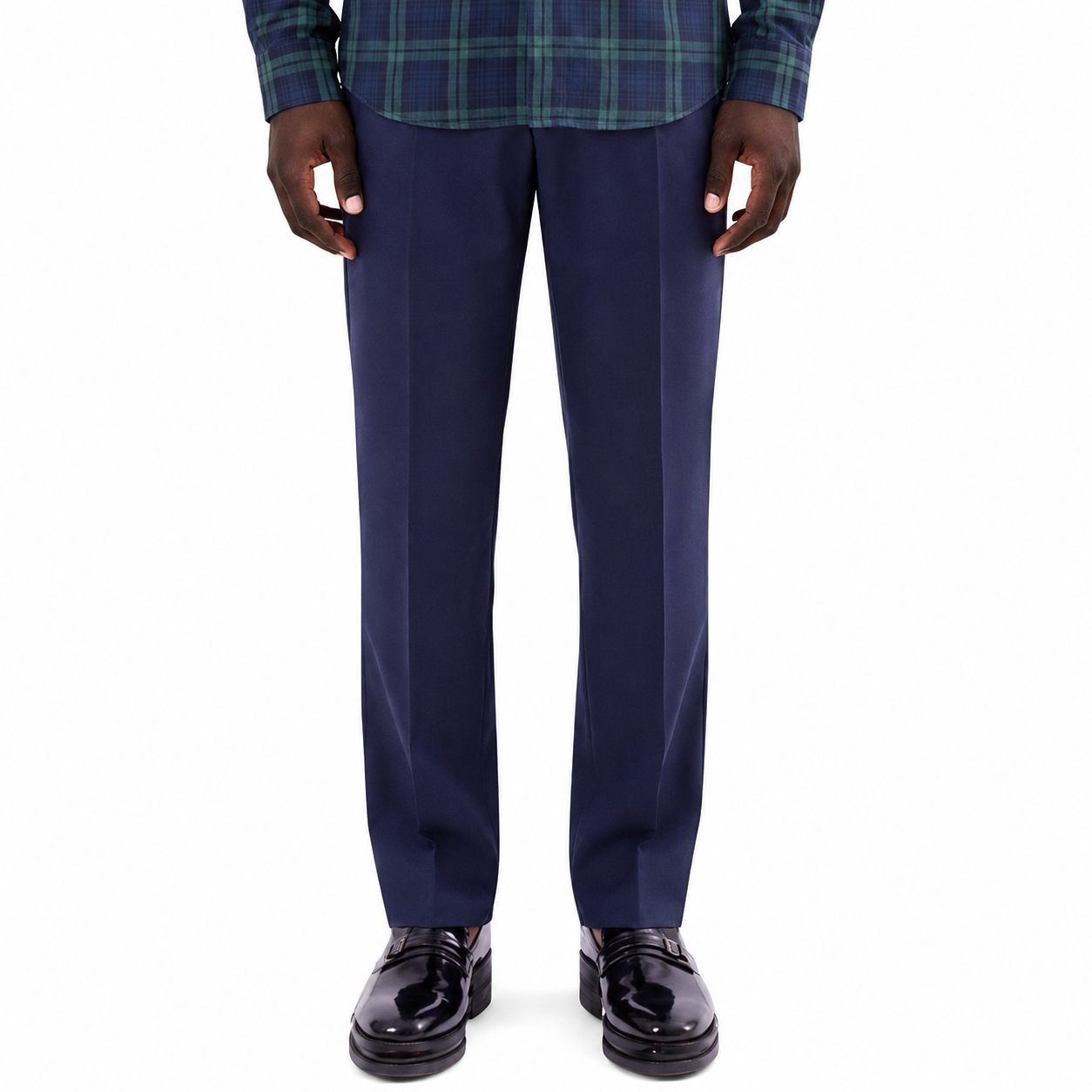 Brentwood Trousers – Navy | 100% Venetian Wool Men’s Formal Trousers - Image 4