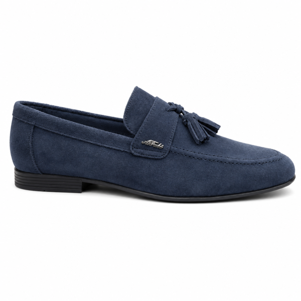 Anton Fabi Servero Navy Suede Tassel Loafer - Image 3