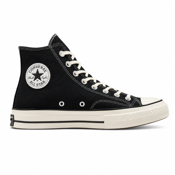 Converse Chuck 70 Mid Black Sneaker – Black/Egret
