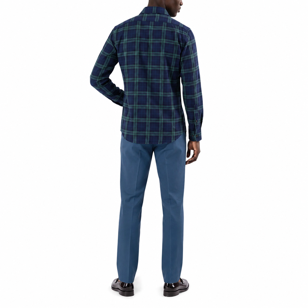 Brentwood Trousers – Airforce Blue | 100% Venetian Wool Men’s Formal Trousers - Image 6