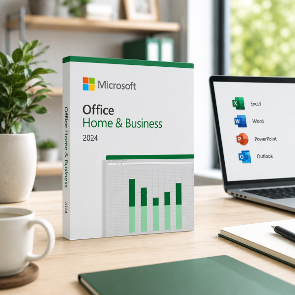 Alternative view of Microsoft Office Home & Business 2024 ESD – 1 PC or Mac Digital Licence