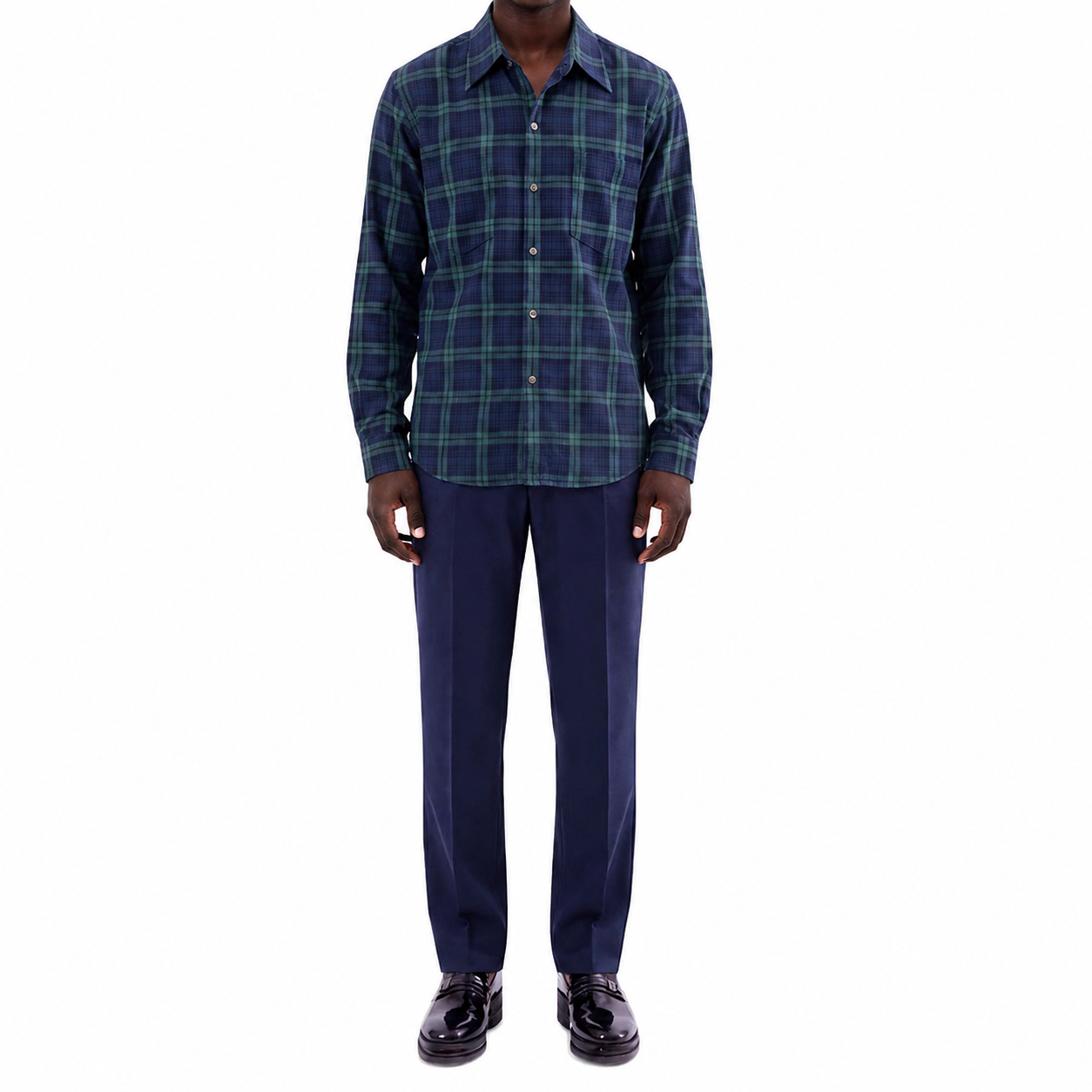 Brentwood Trousers – Navy | 100% Venetian Wool Men’s Formal Trousers - Image 6
