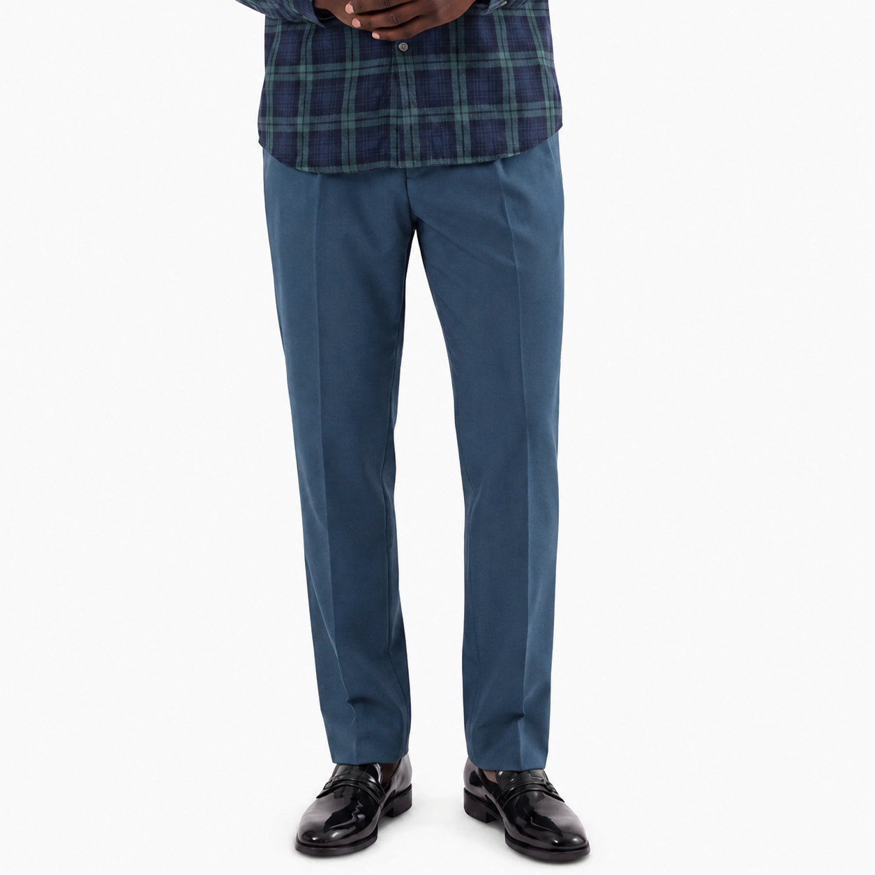 Brentwood Trousers – Airforce Blue | 100% Venetian Wool Men’s Formal Trousers - Image 8