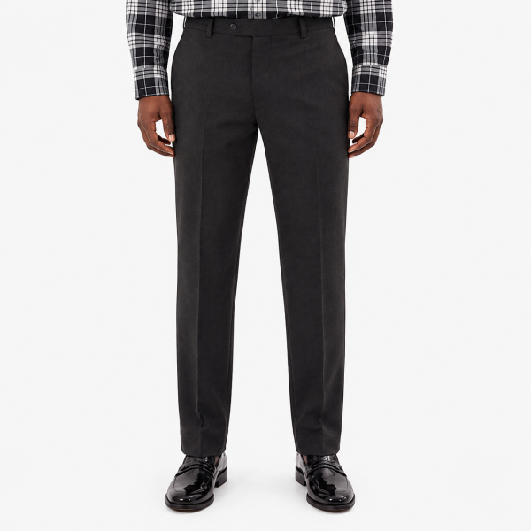Brentwood Trousers – Black | 100% Venetian Wool Men’s Formal Trousers
