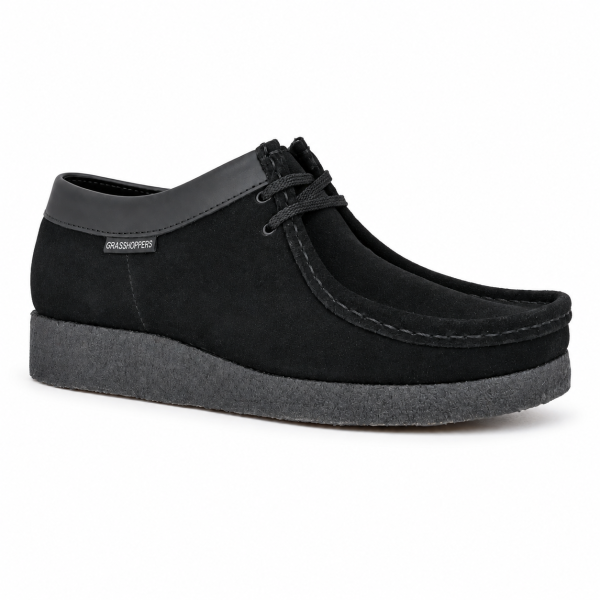 Grasshoppers Denver Black Suede Moccasins – Men’s Casual Shoes