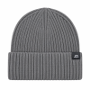 Jonathan D Ribbed Knit Beanie – Grey