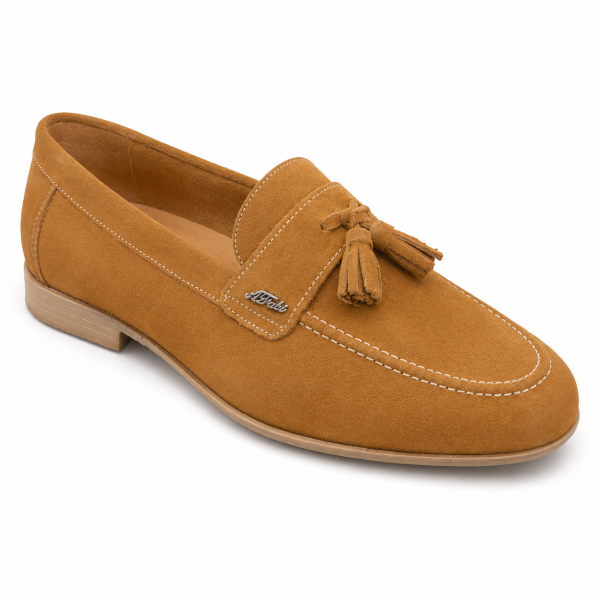 Anton Fabi Servero Biscuit Suede Tassel Loafer - Image 5
