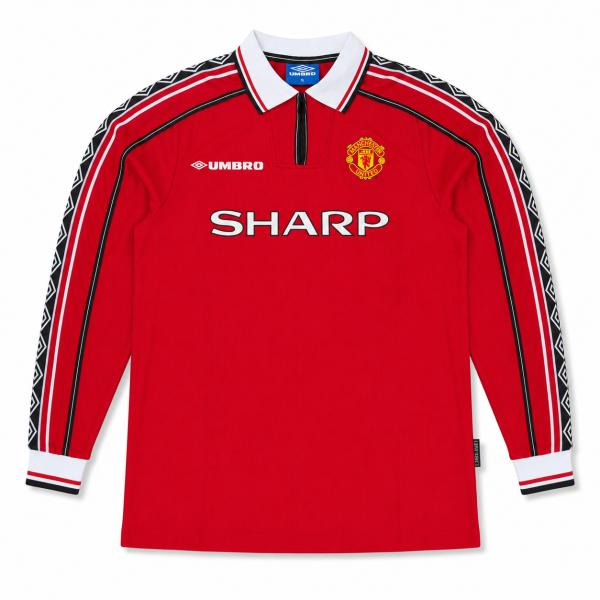 Manchester United 1998/99 Home Long Sleeve Jersey – Size XL | Last One In Stock