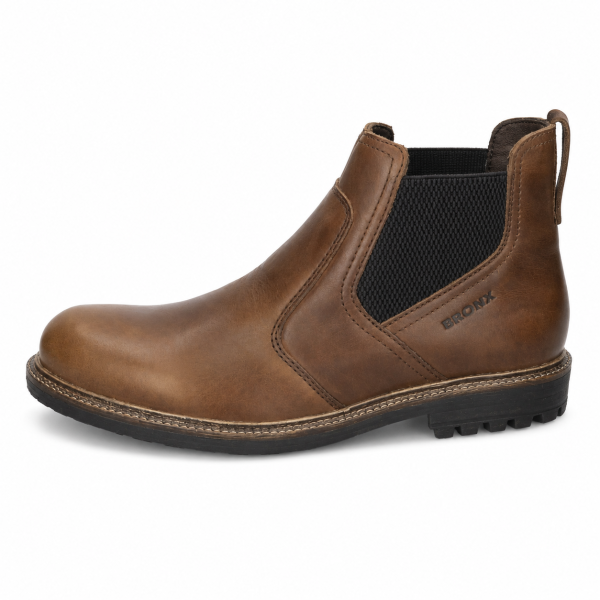 Bronx Gladiator Sasso Chelsea Boot – Oatmeal - Image 5