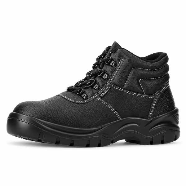 REBEL FX2 S1P Safety Boot Black – Steel Toe & Anti-Penetration Work Boot - Image 3