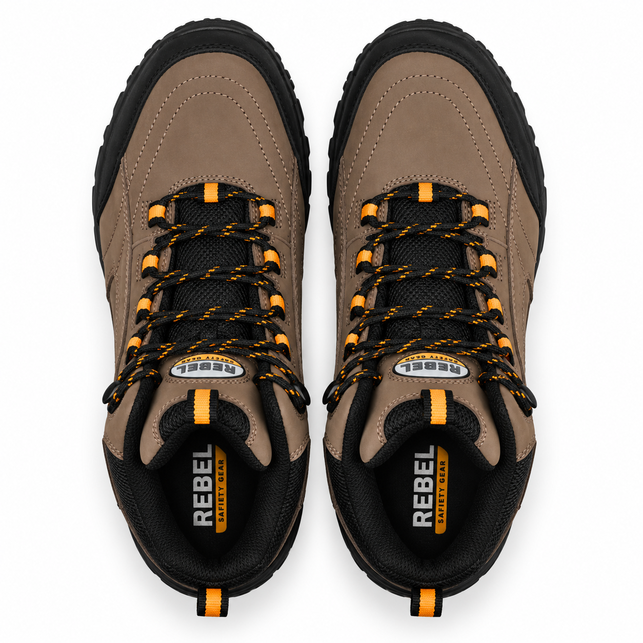 REBEL Expedition HI Safety Boot Brown – 200J Steel Toe S3 Water-Resistant Work Boot - Image 3