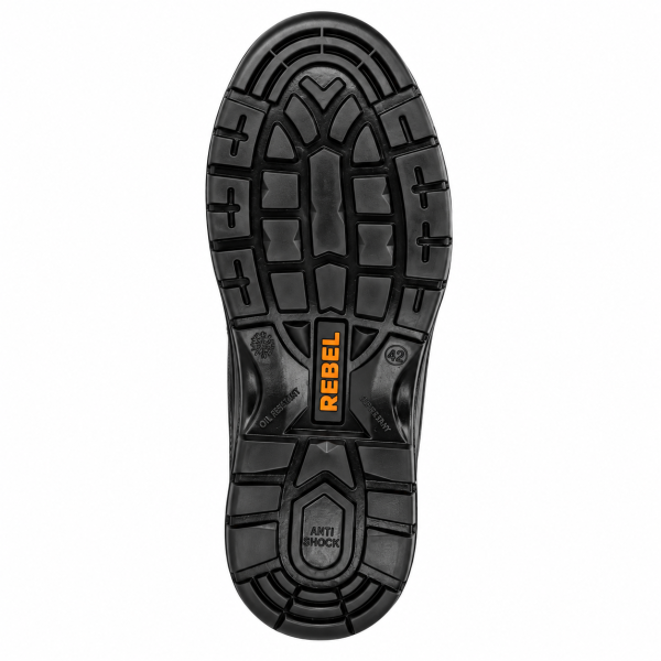 REBEL FX2 Safety Shoe Black – 200J Steel Toe Work Shoe - Image 3