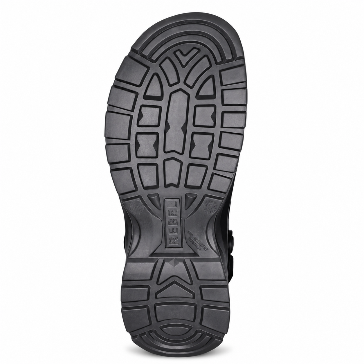 REBEL Cruiza Medi-Pro Slip-On Clog Black & Grey – Professional Healthcare Work Shoe - Image 3