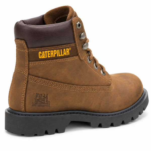 Caterpillar Colorado 2.0 Tractor Men’s Leather Boots – Dark Beige - Image 3