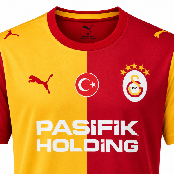 Galatasaray 2026/27 Home Jersey – PRE-ORDER | Premium Football Supporter Jersey - Image 4