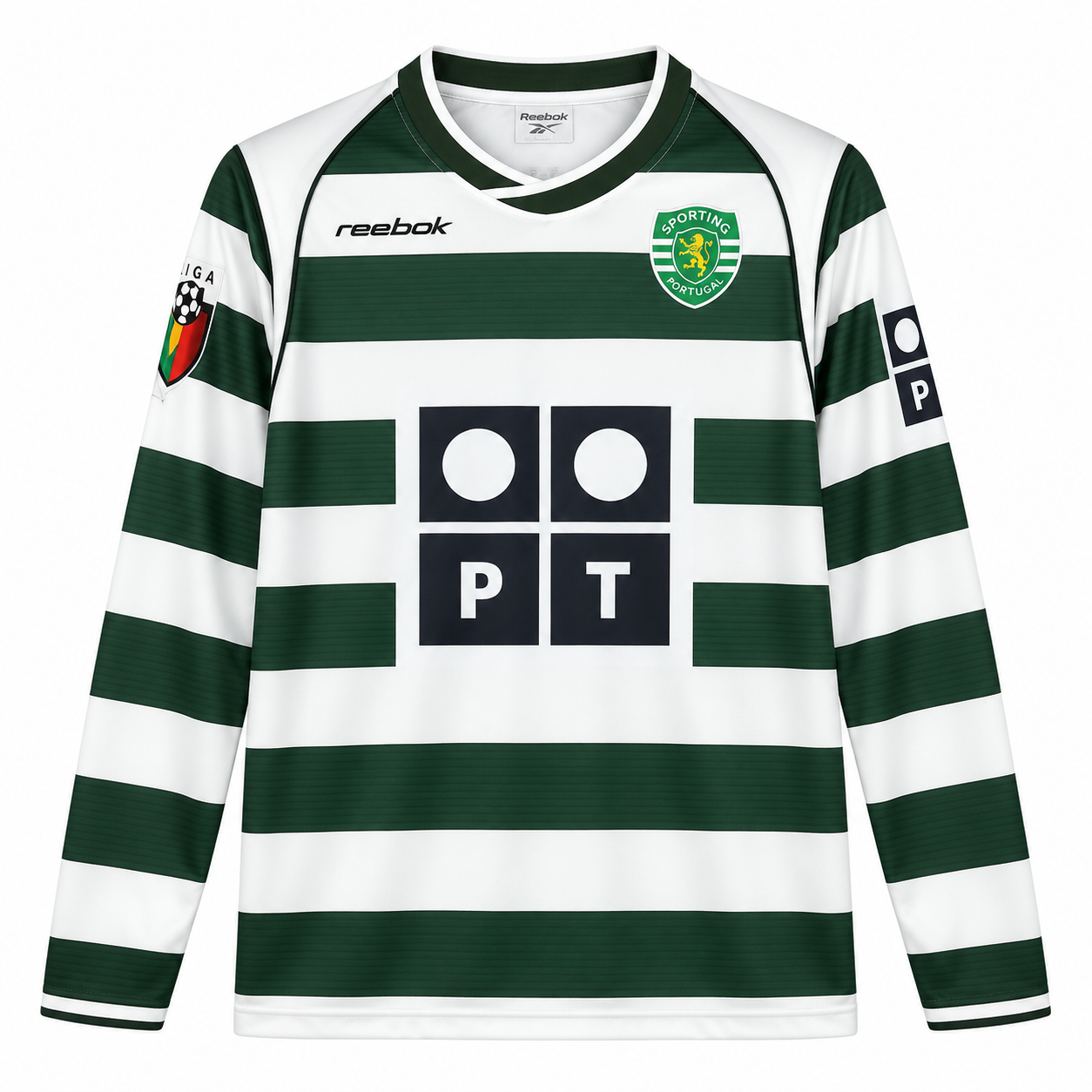 Sporting CP 2001/03 Home Long Sleeve Jersey – PRE-ORDER | Retro Football Jersey