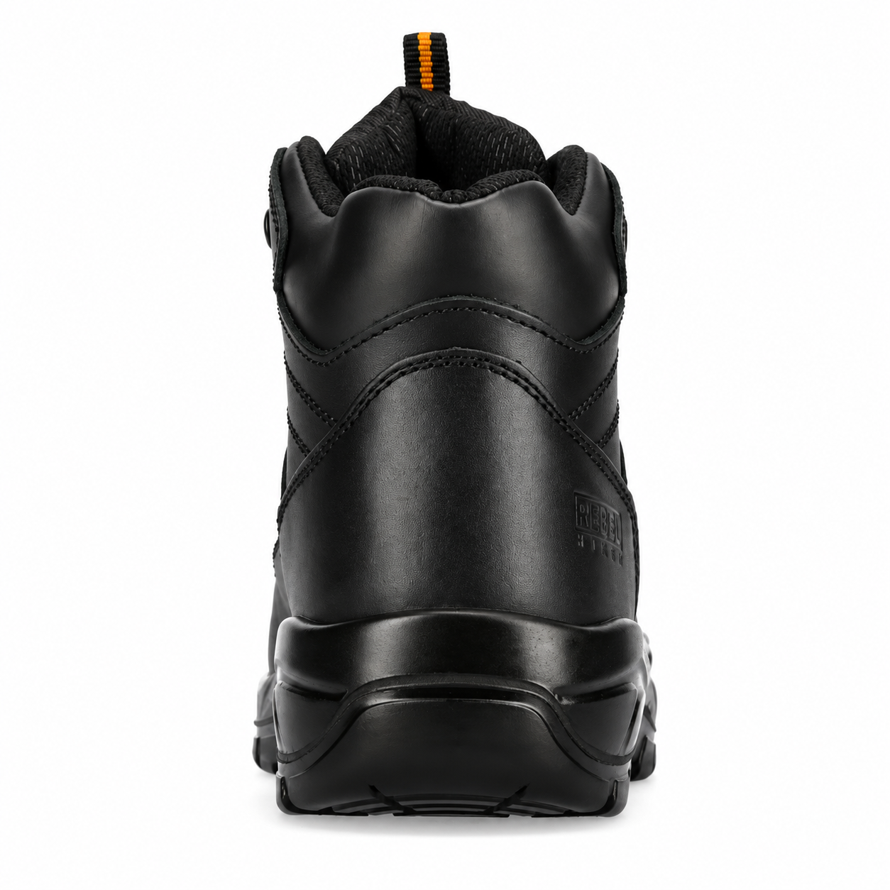 REBEL Hiker Hi Safety Boot Black – 200J Steel Toe Full Grain Leather Work Boot - Image 5