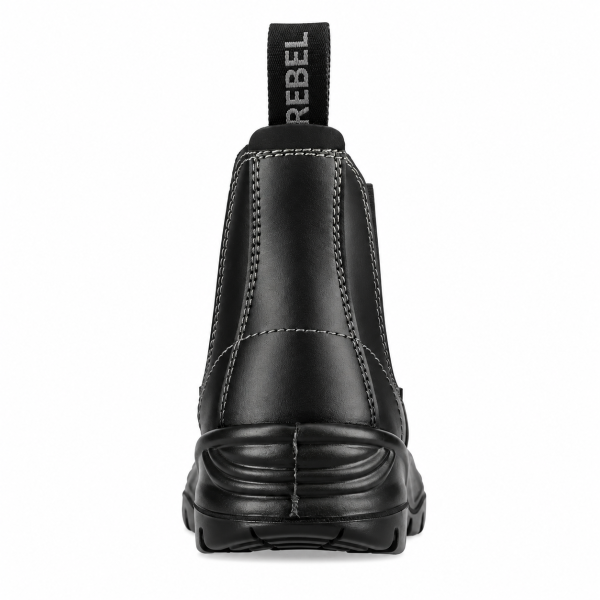 REBEL FX2 Chelsea Safety Boot Black – S1P Steel Toe & Anti-Penetration Work Boot - Image 5