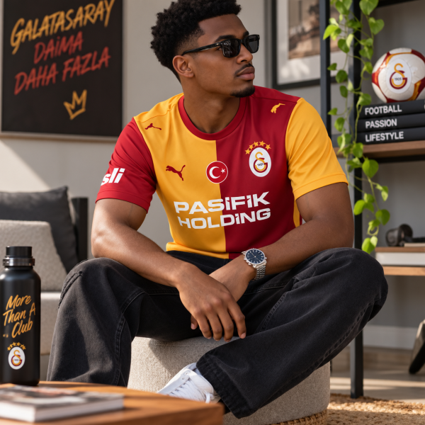 Alternative view of Galatasaray 2026/27 Home Jersey – PRE-ORDER | Premium Football Supporter Jersey