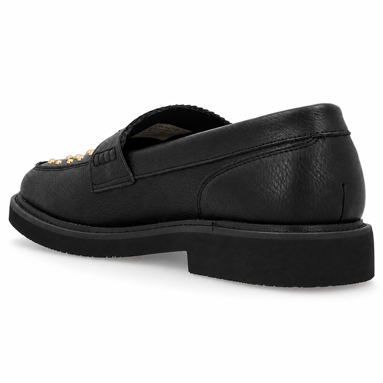 Jonathan D Stewart Black Studded Loafer Shoe - Image 4