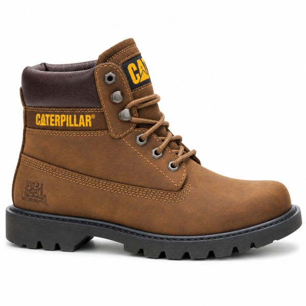 Caterpillar Colorado 2.0 Tractor Men’s Leather Boots – Dark Beige - Image 4